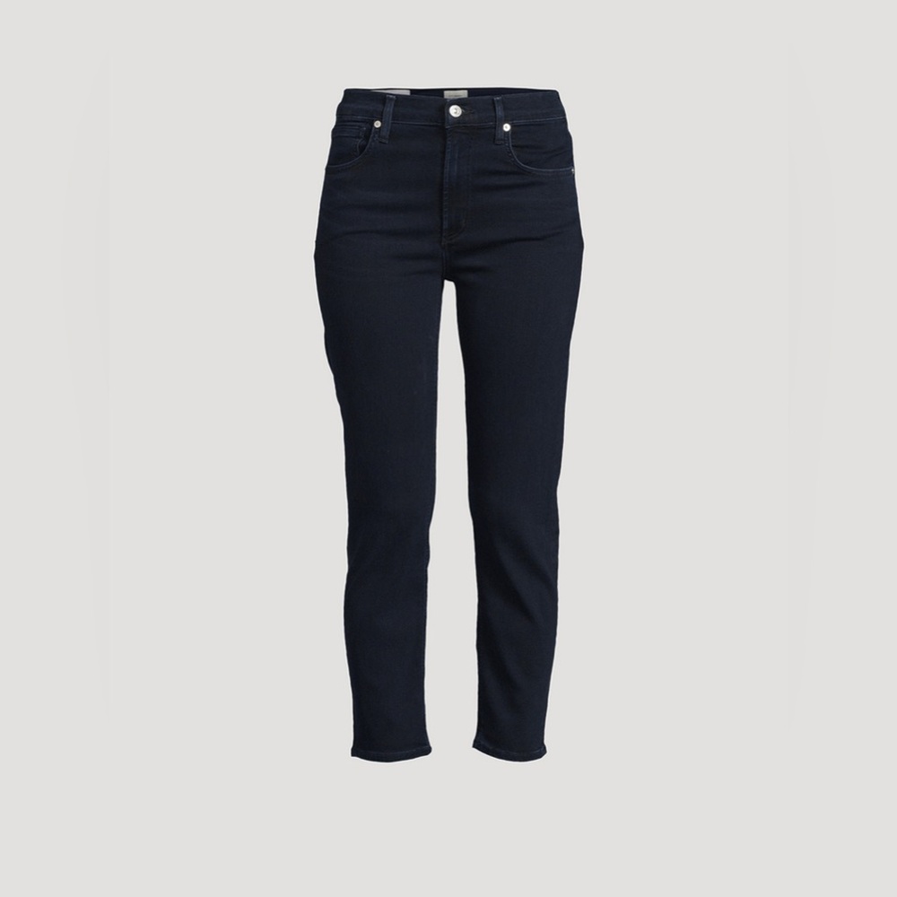 Citizens of Humanity Isola Cropped Straight Jeans 34 Chamber Wash NWT - Picture 13 of 14